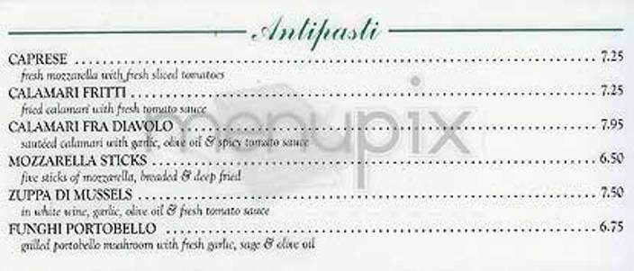 Daniela's - New York, NY menu_pic