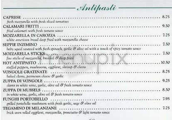Daniela's - New York, NY menu_pic