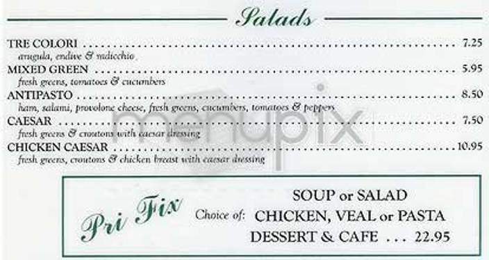 Daniela's - New York, NY menu_pic