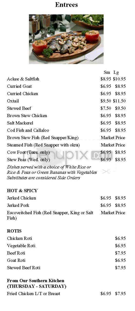 Daphne's Caribbean Express - New York, NY menu_pic