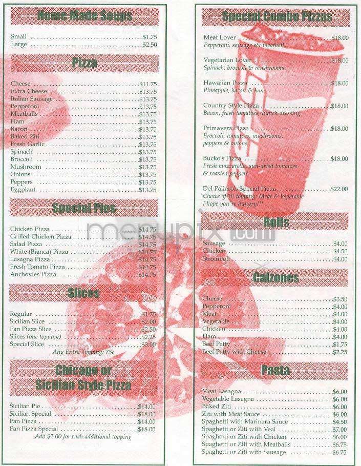 Del Pallaro - New York, NY menu_pic