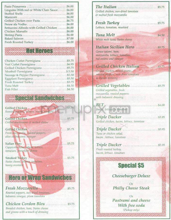Del Pallaro - New York, NY menu_pic