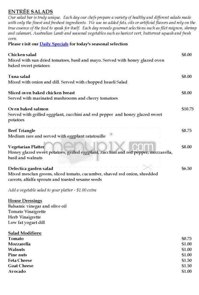 Delectica - New York, NY menu_pic