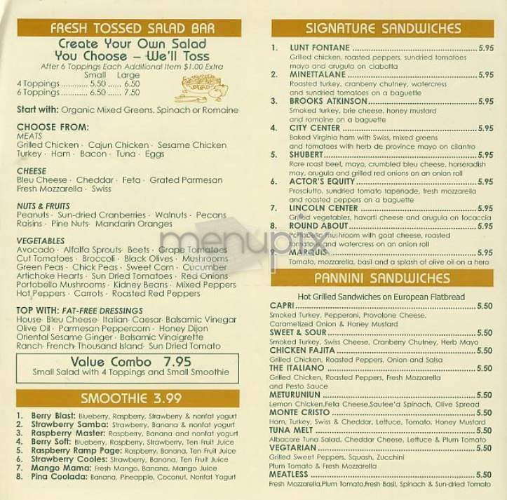 Deli Plus - Montreal, QC menu_pic