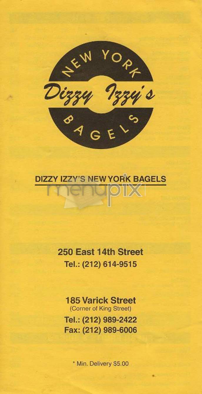 /300987/Dizzy-Izzys-NY-Bagels-New-York-NY - New York, NY