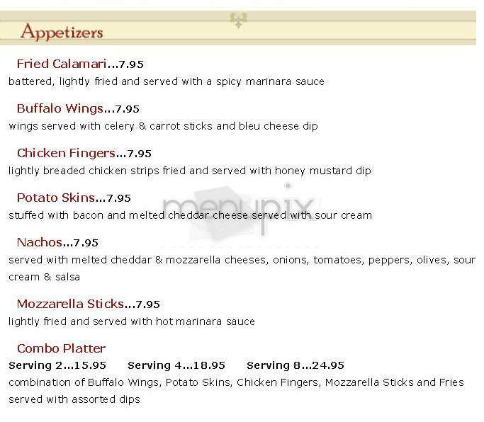 Doherty's Pub - New York, NY menu_pic