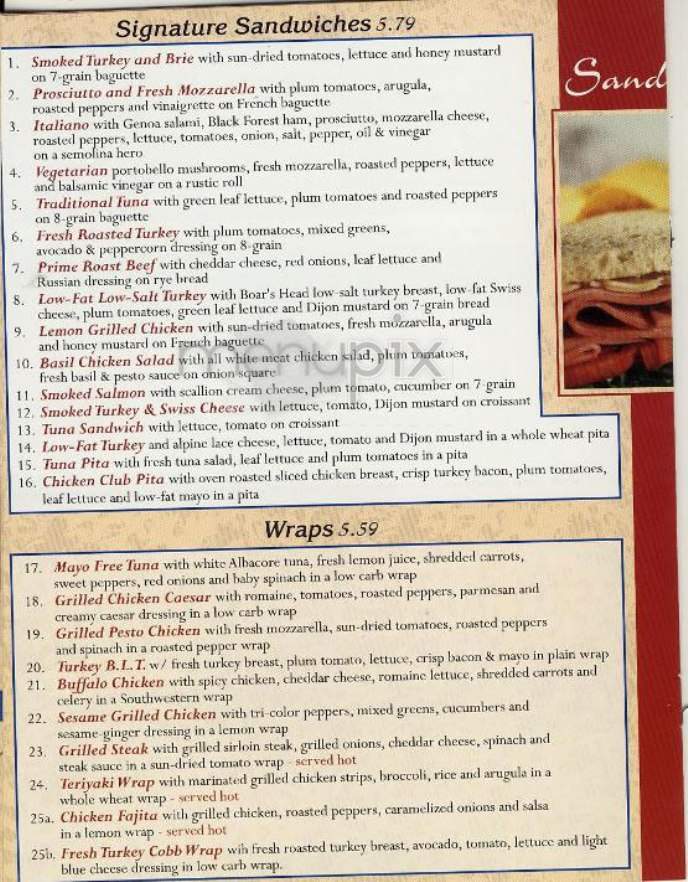 Dunhill Cafe - New York, NY menu_pic