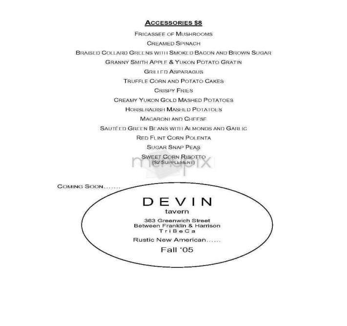 Dylan Prime - New York, NY menu_pic
