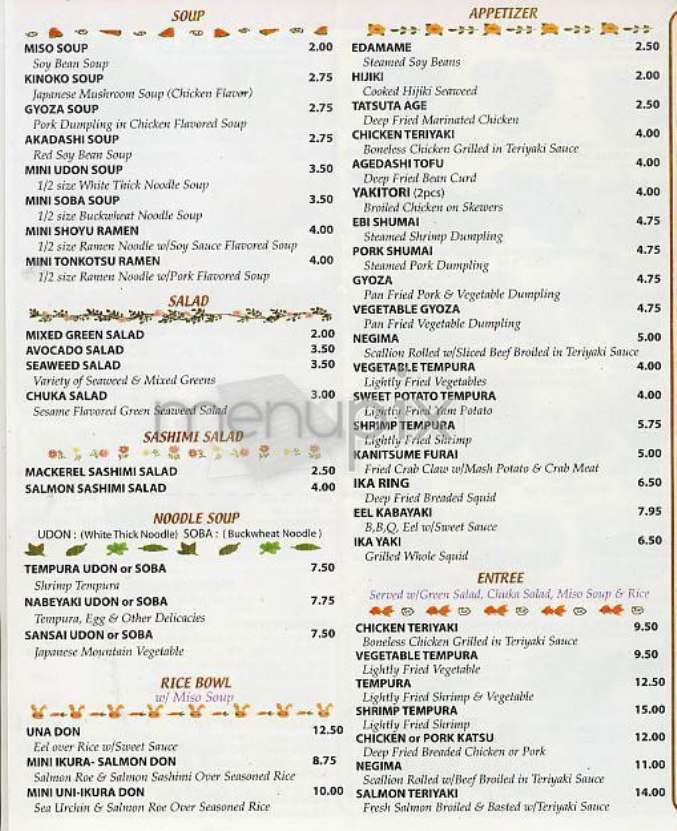 East - New York, NY menu_pic