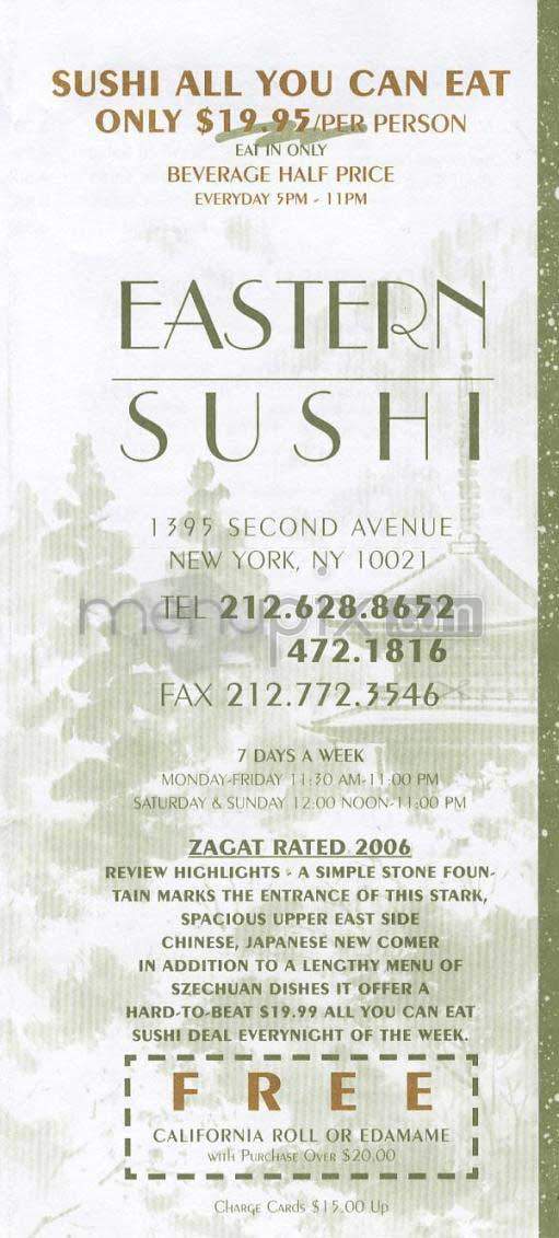 /301028/Eastern-Sushi-New-York-NY - New York, NY