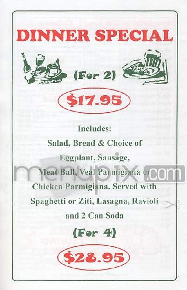 Eat At Joe's - New York, NY menu_pic