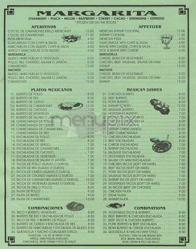 El Nuevo Amancer - New York, NY menu_pic