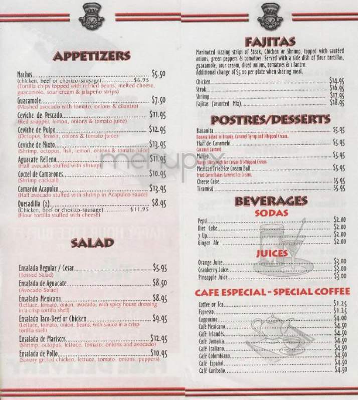 El Tequilazo - New York, NY menu_pic