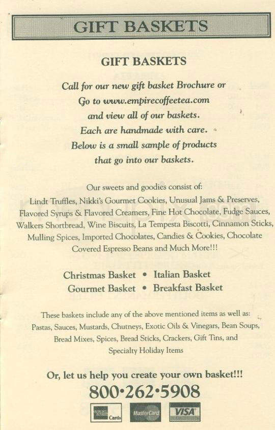 Empire Coffee & Tea - New York, NY menu_pic