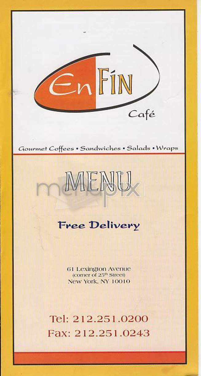 /301093/En-Fin-Cafe-New-York-NY - New York, NY