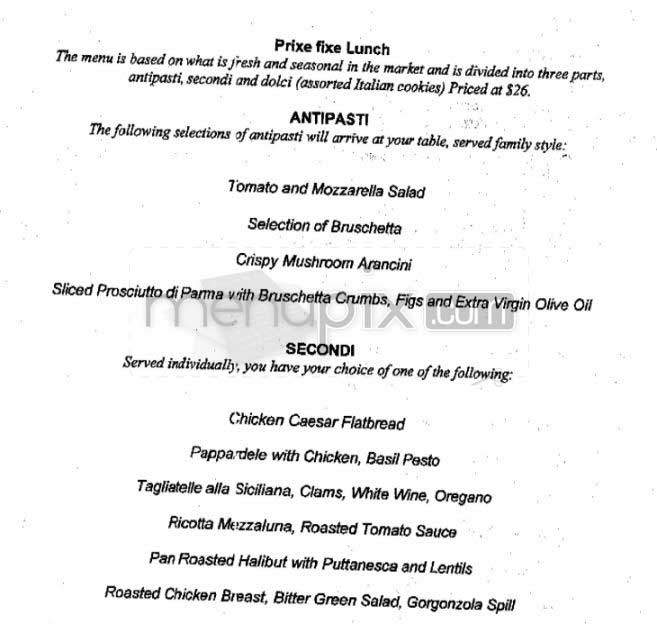 English is Italian - New York, NY menu_pic