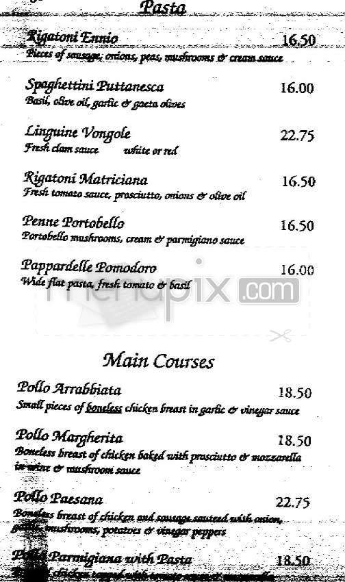 Ennio & Michael Ristorante - New York, NY menu_pic