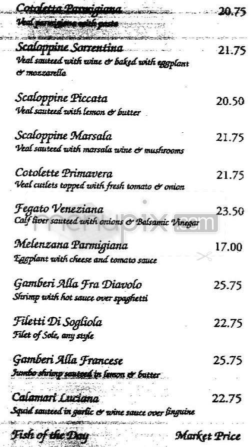 Ennio & Michael Ristorante - New York, NY menu_pic