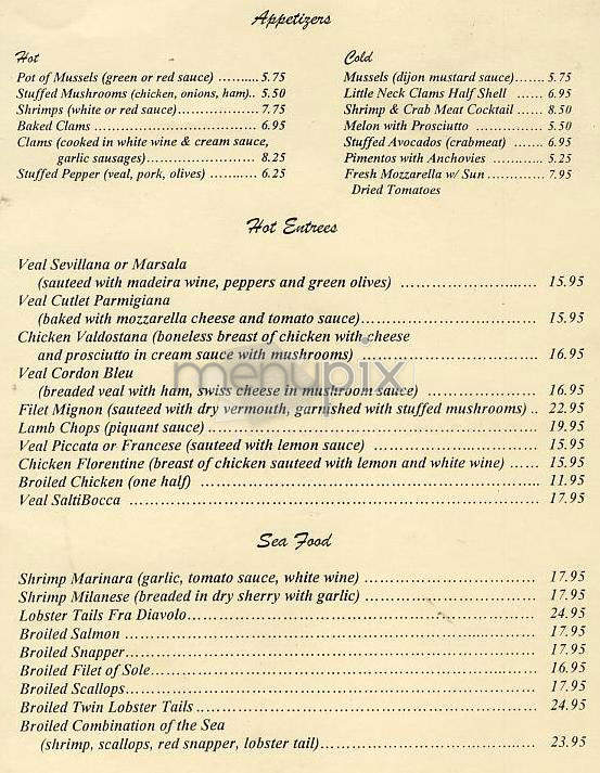 Estoril Sol - New York, NY menu_pic