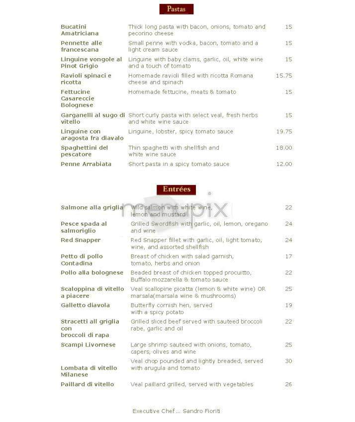 Etoile - New York, NY menu_pic