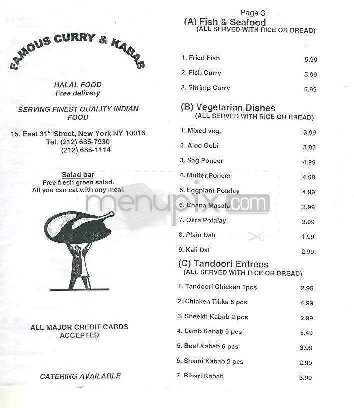 /304338/Famous-Curry-and-Kabab-New-York-NY - New York, NY