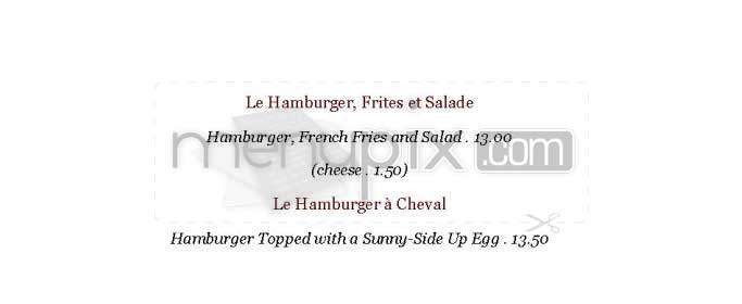 Felix - New York, NY menu_pic