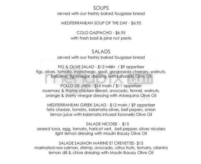 Fig & Olive - New York, NY menu_pic