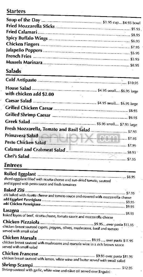 Figaro - New York, NY menu_pic