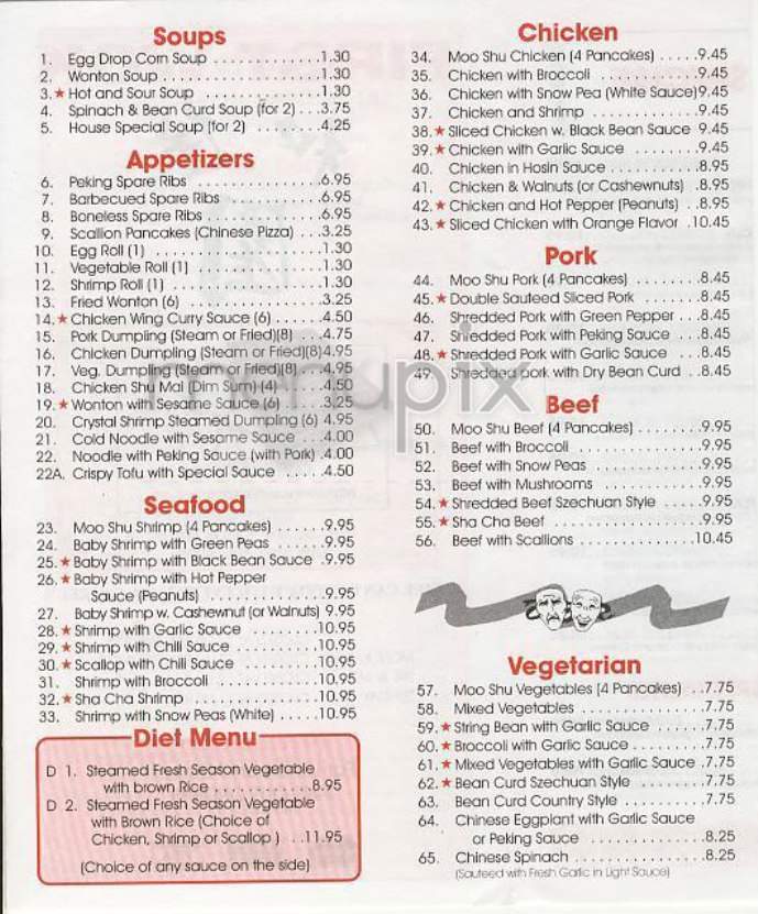 First Wok - New York, NY menu_pic