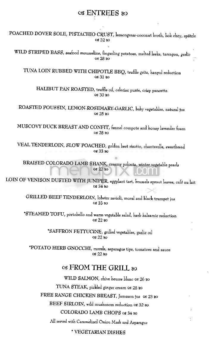 Fives (Peninsula Hotel) - New York, NY menu_pic