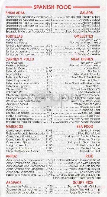 Flor De Mayo - New York, NY menu_pic