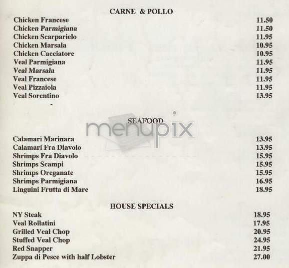 Florio's - New York, NY menu_pic