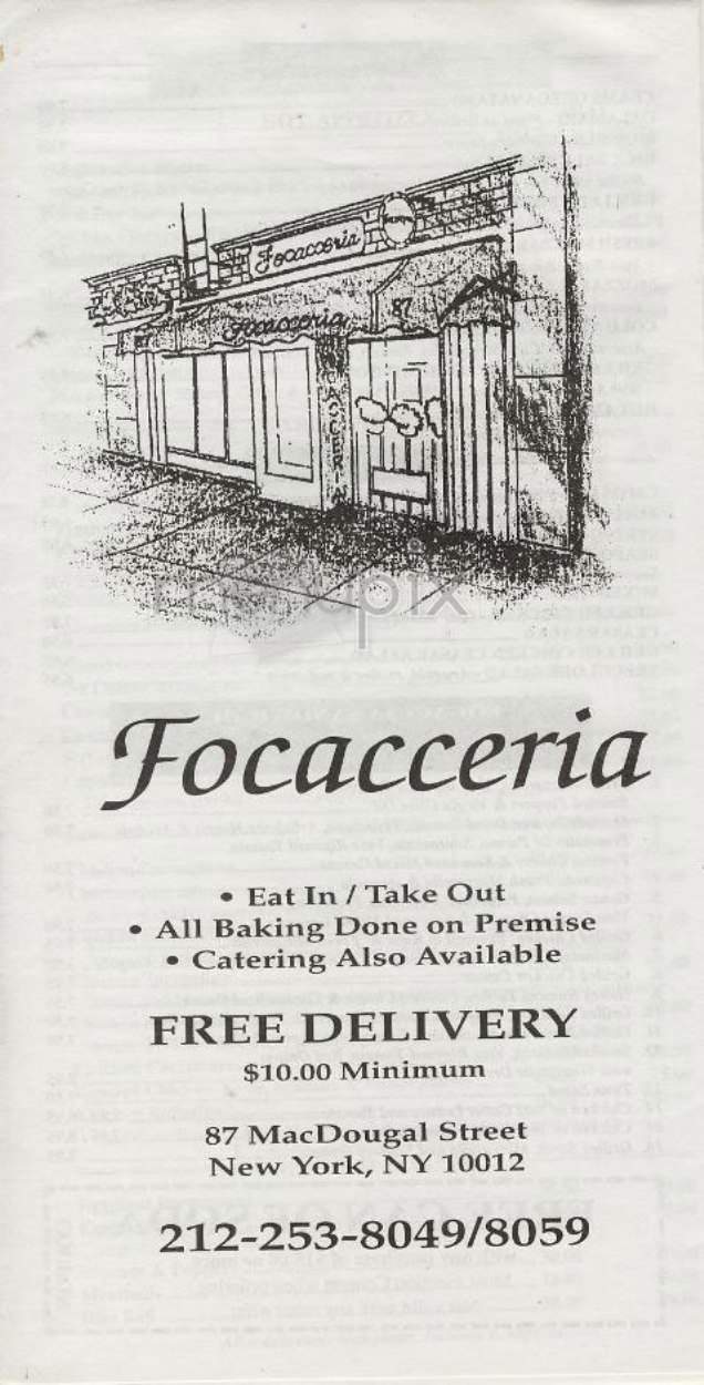 /301187/Focacceria-New-York-NY - New York, NY