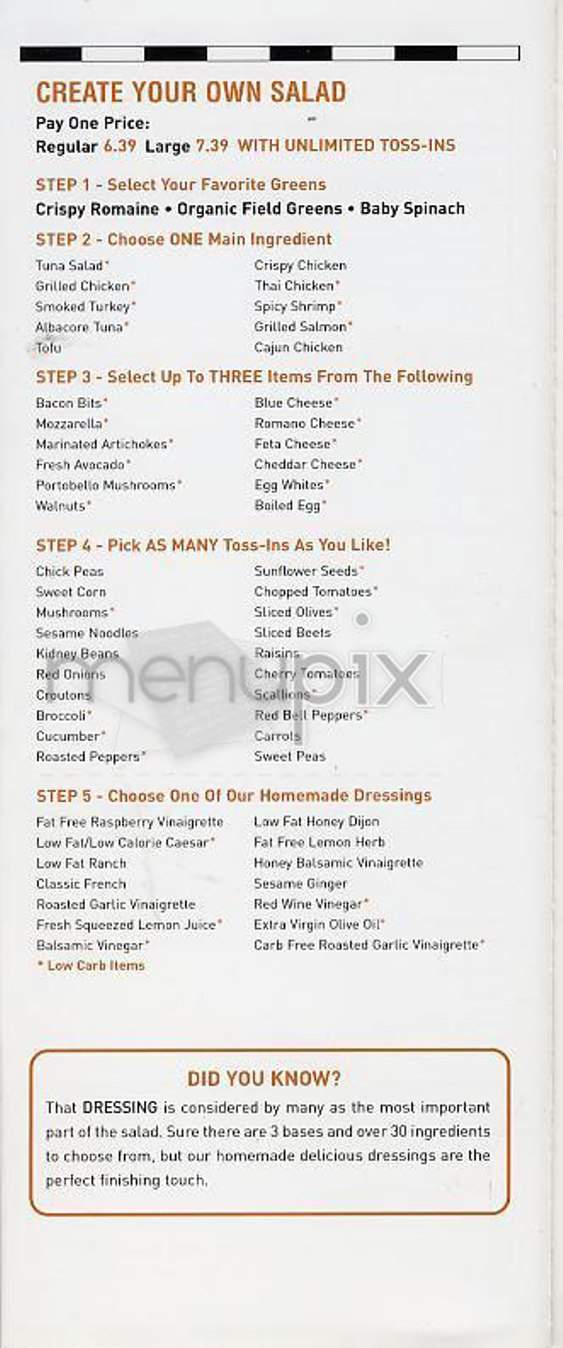 Food Exchange - New York, NY menu_pic