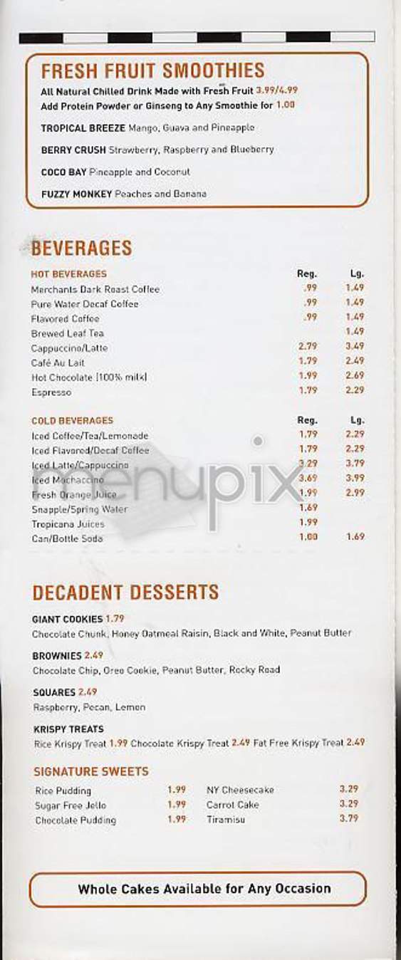 Food Exchange - New York, NY menu_pic