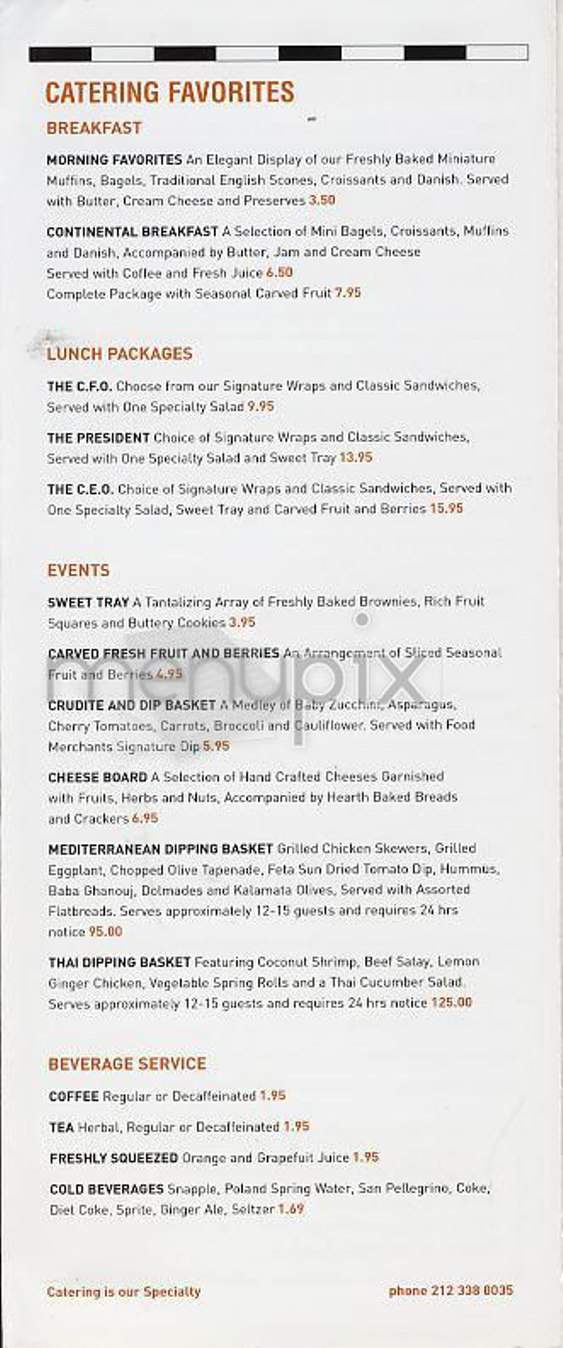 Food Exchange - New York, NY menu_pic