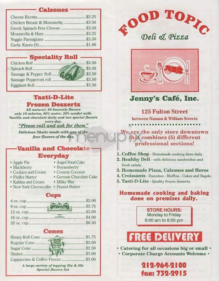 /301198/Food-Topic-Deli-and-Pizza-New-York-NY - New York, NY