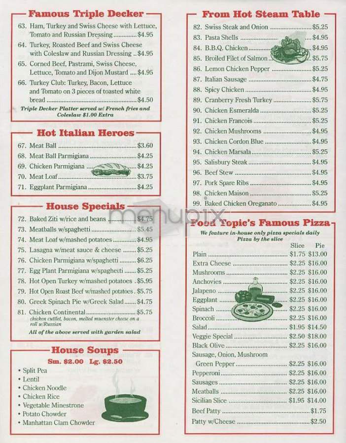 /301198/Food-Topic-Deli-and-Pizza-New-York-NY - New York, NY