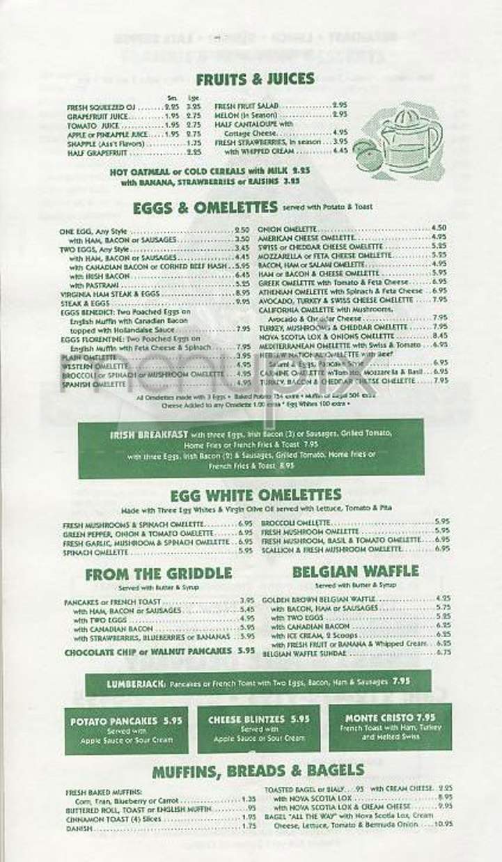 Frankie's - Burlington, VT menu_pic