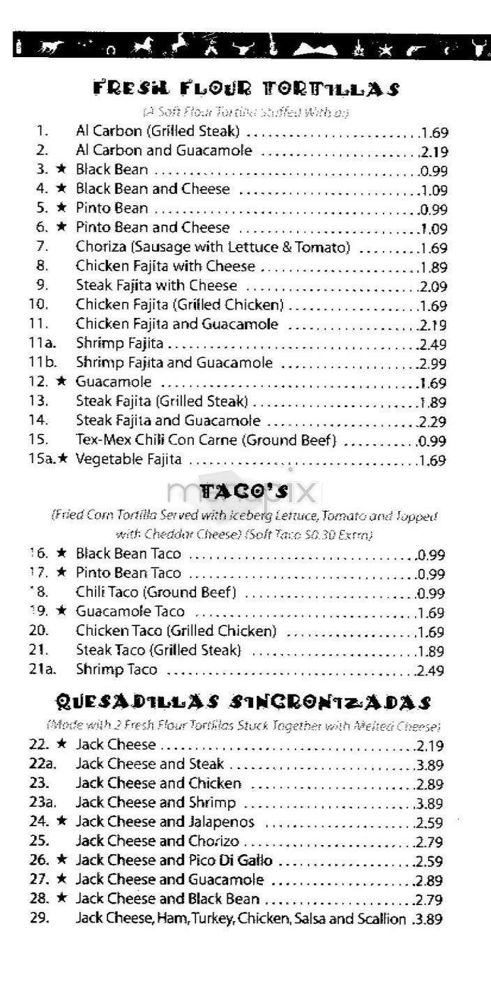 Fresco Tortillas - New York, NY menu_pic