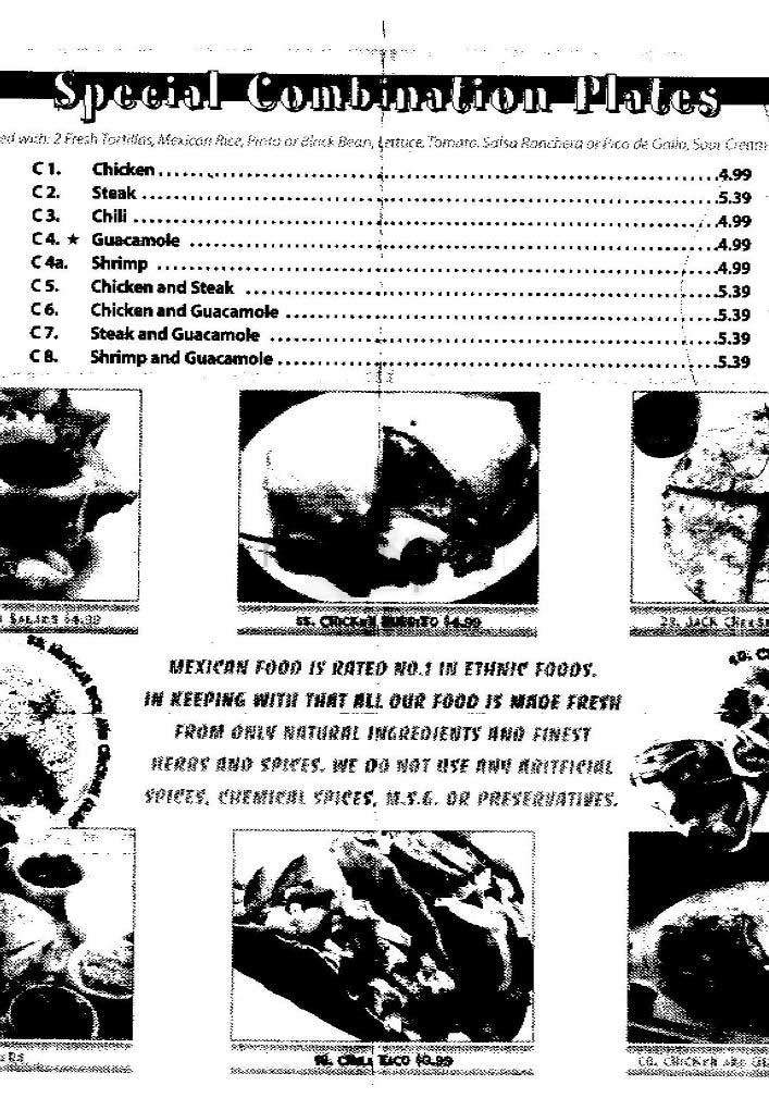 Fresco Tortillas - New York, NY menu_pic