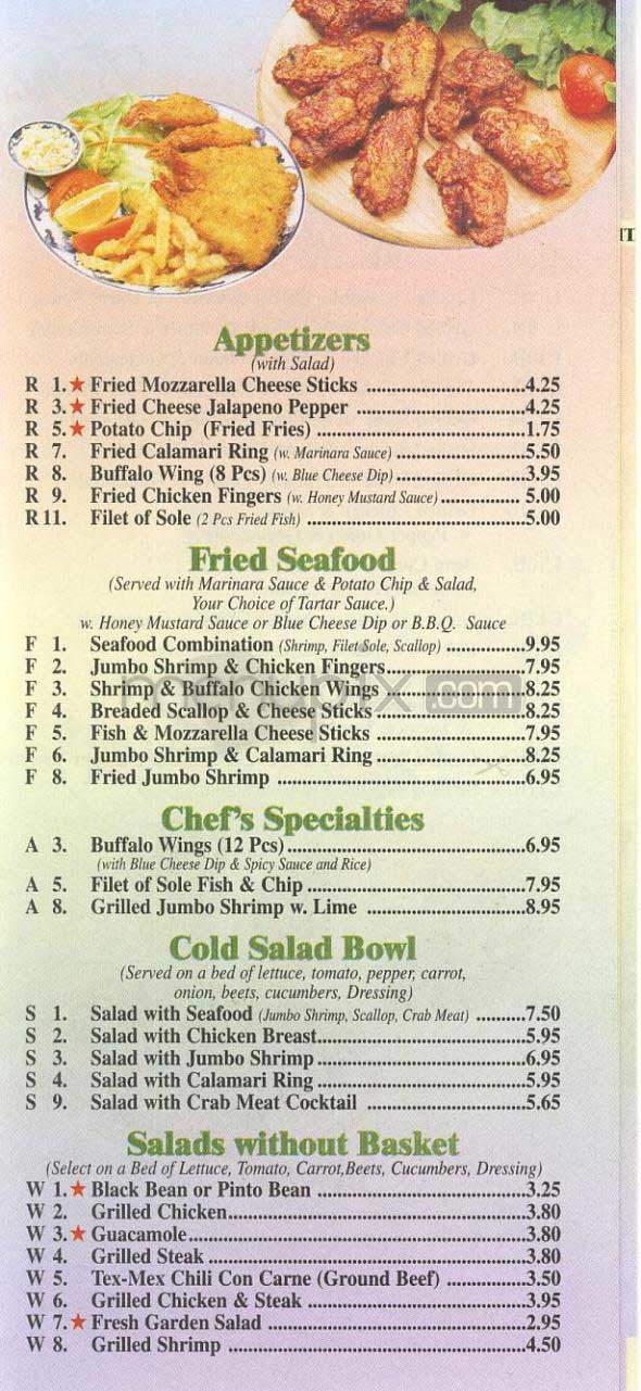 Fresh Tortilla - New York, NY menu_pic