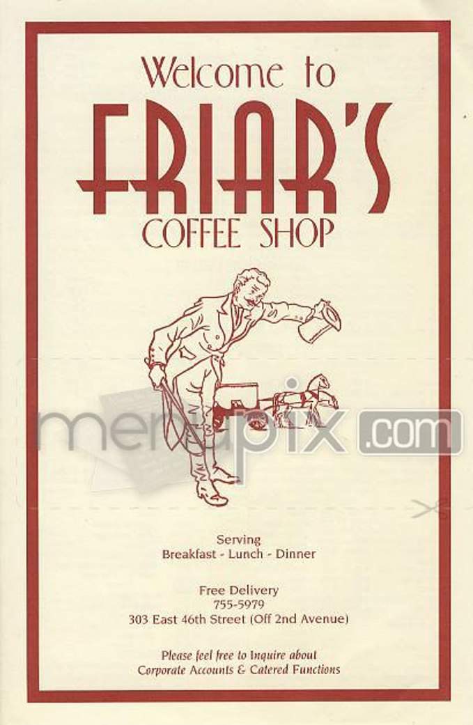 /301236/Friars-Coffee-Shop-New-York-NY - New York, NY