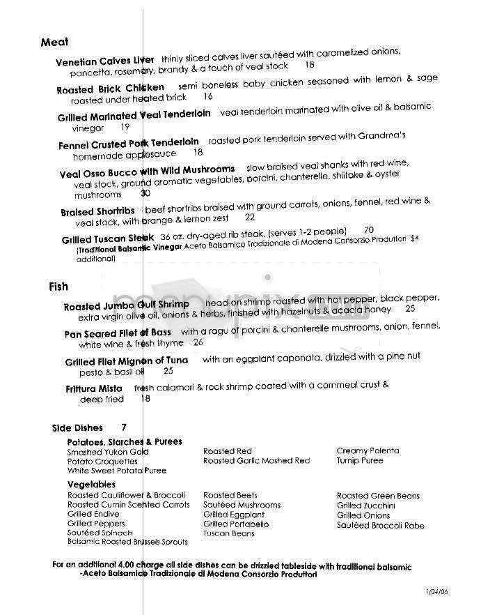 Gonzo - New York, NY menu_pic