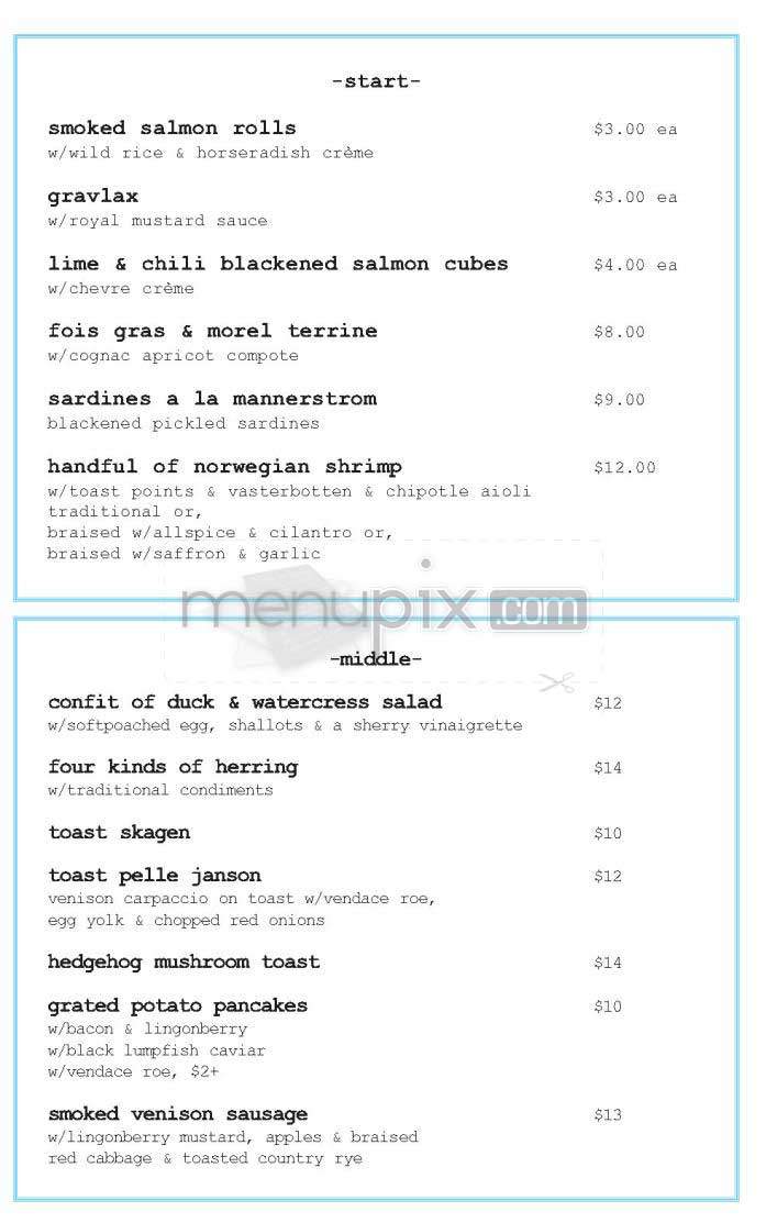 Good World Bar & Grill - New York, NY menu_pic
