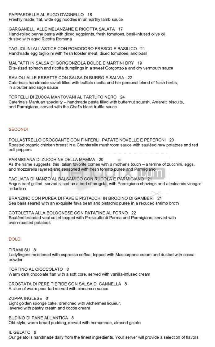 Gradisca - New York, NY menu_pic