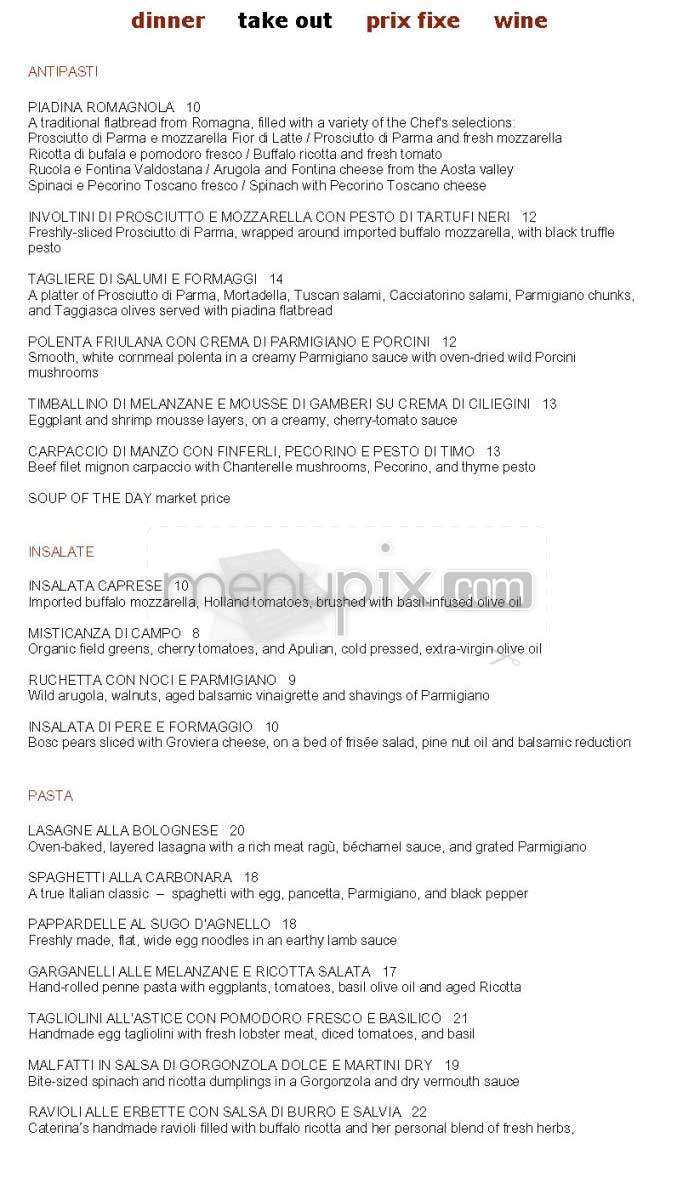 Gradisca - New York, NY menu_pic