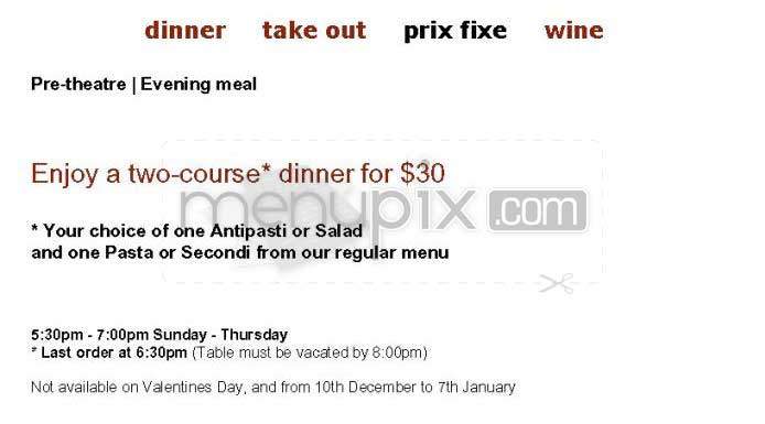 Gradisca - New York, NY menu_pic