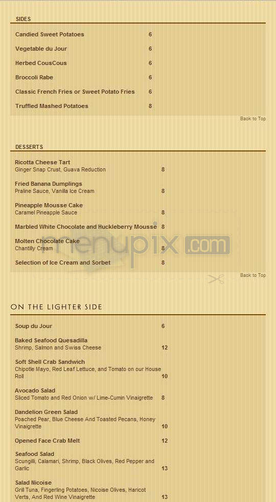 Gramercy 24 - New York, NY menu_pic