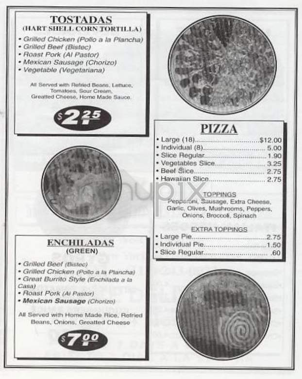 Great Burrito - New York, NY menu_pic
